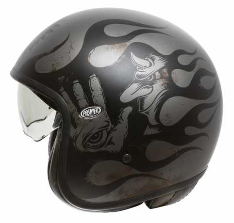 Premier Helmets Premier Vintage Jethelmet BD 17 BM  - PR9VIN76V