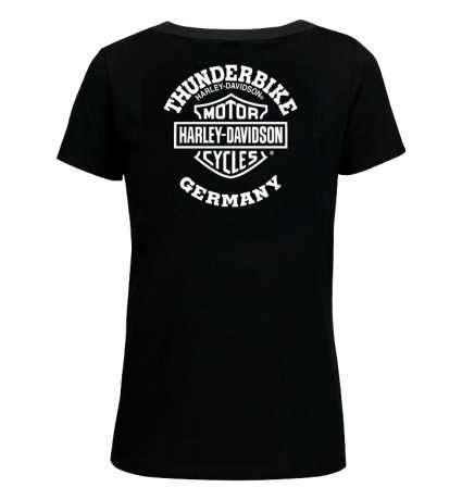H-D Motorclothes Harley-Davidson Damen T-Shirt RWB Lace schwarz  - R004343V