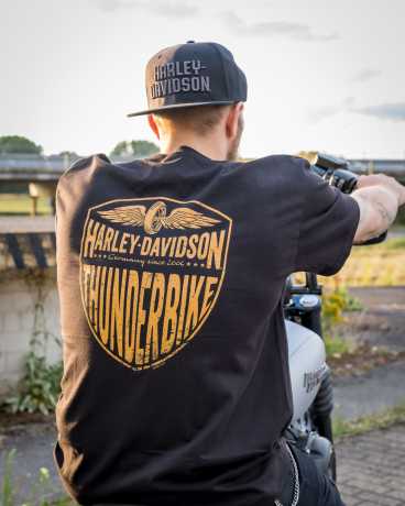 H-D Motorclothes Harley-Davidson men´s T-Shirt Gold Willie black  - R004377V