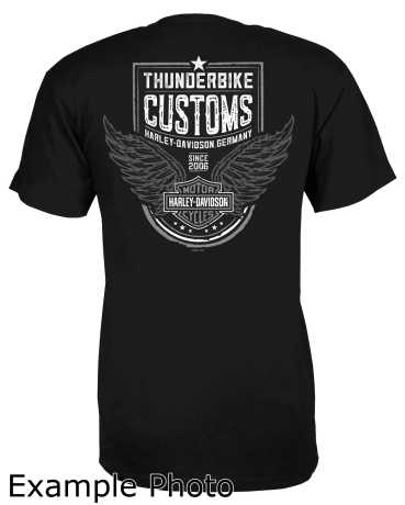 H-D Motorclothes Harley-Davidson T-Shirt Ride Lightning black  - R004294V