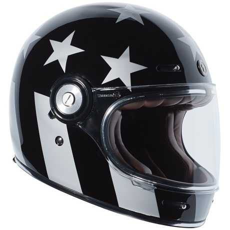 Torc Helmets Torc T-1 Retro Integralhelm Captain Vegas schwarz ECE  - 91-6164V