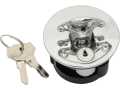 Replacement Aircraft Style Vented Gas Cap with Lock, chrome  - 08-668