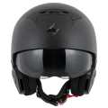 Scorpion EXO Combat II Helmet solid black matt  - 182-100-10