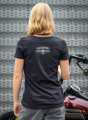 Harley-Davidson Damen T-Shirt Round Line schwarz L - 3001796-BLCK-L