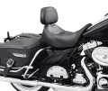 Harley-Davidson Signature Series Solo Seat 16.5" with Rider Backrest  - 51700-09