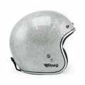Roeg Jett Helm ECE Disco Ball silber XS - 569065