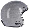 Roeg Jett Helm ECE Disco Ball silber XS - 569065