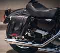 Harley-Davidson Black Standard Line Throw-Over Compact Saddlebags  - 90201769