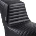 Le Pera Kickflip Seat Pleated Black  - 91-9596