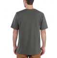 Carhartt T-Shirt Heavyweight K87 Pocket Carbon grau meliert  - 92-2944V