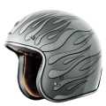 Torc T-50 3/4 Open Face Helmet Blaze silver  - 92-3776V