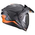 Scorpion Adx-2 Camino Helm matt schwarz/silber/orange  - 937816V