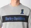 Harley-Davidson T-Shirt #1 Enduro Dark grau meliert  - 96059-24VM