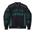 Harley-Davidson men´s Team Sport Jacket black/green  - 97438-23VM