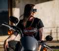 Harley-Davidson Damen T-Shirt Bar & Shield schwarz  - 99151-22VW