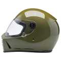 Biltwell Lane Splitter Helmet Olive Green  - 985710V