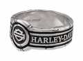 H-D Motorclothes Harley-Davidson Ring Men's Bar & Shield Wax Seal Band silver  - HDR0545