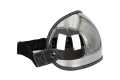MP Bubble Helmet Visor with Strap leather black / chrome  - MPVS11BKCR
