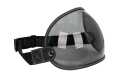 MP Bubble Helmet Visor with Strap leather black / smoke  - MPVS11BKSM