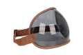 MP Bubble Helmet Visor with Strap leather brown / smoke  - MPVS11BRSM