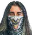 Lethal Threat Jester Face Tubular Mask Bandana  - 587448