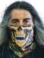 Lethal Threat Skull Camo Tubular Mask Bandana  - 587447