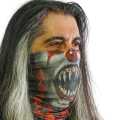Lethal Threat Clown Face Tubular Mask Bandana  - 587450