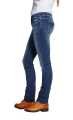 Rokkertech Lady Stretch Jeans Denim blue  - ROK2410