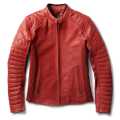 Roland Sands Maywood women´s leather jacket red  - 925885V