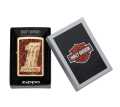 Zippo Harley-Davidson Lighter Dark Custom brass polished  - 60.006.411