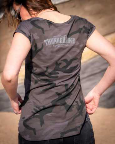 Thunderbike Clothing Thunderbike Women T-Shirt Grunge Skull black L - 19-11-1126/000L