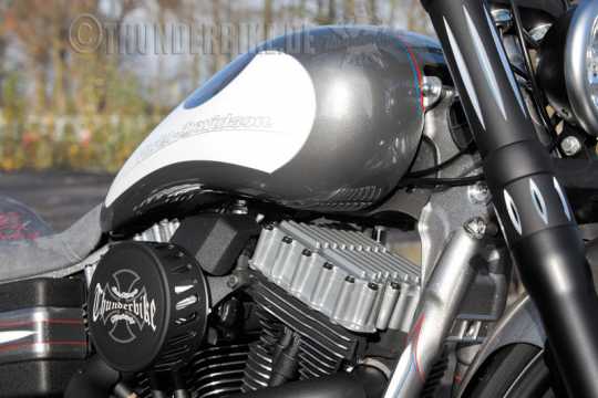 Thunderbike Rocker-Box- Set Ribbed alu  - 22-72-420V