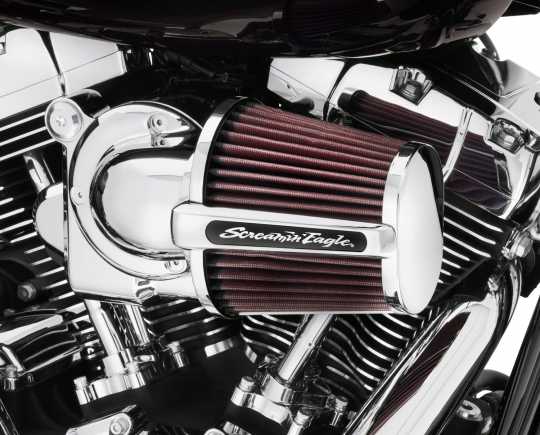 Harley-Davidson Screamin Eagle Heavy Breather Elite Performance Air Cleaner Kit chrome  - 29400173