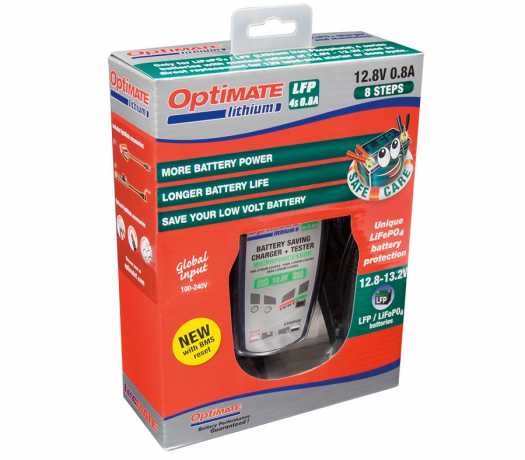 Optimate Optimate Lithium Battery Charger 12 V / 0,8 A  - 60-7677