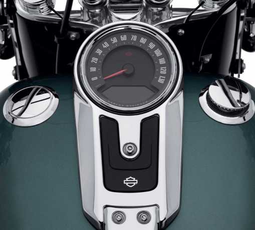 Harley-Davidson Flush-Mount Fuel Cap & left side Tank Cap Kit chrome  - 61100131