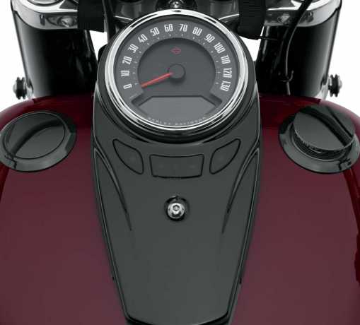 Harley-Davidson Flush-Mount Fuel Cap Kit left & right black  - 61100132