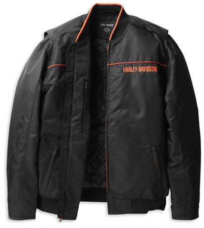 H-D Motorclothes Harley-Davidson Jacke Timeless Bar & Shield schwarz/orange  - 98401-22VM