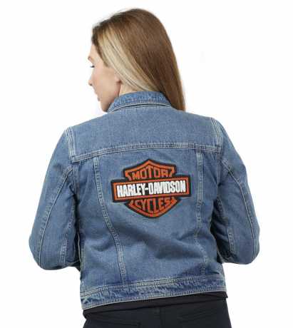 H-D Motorclothes Harley-Davidson Damen Jeansjacke Bar & Shield blau M - 98405-21VW/000M