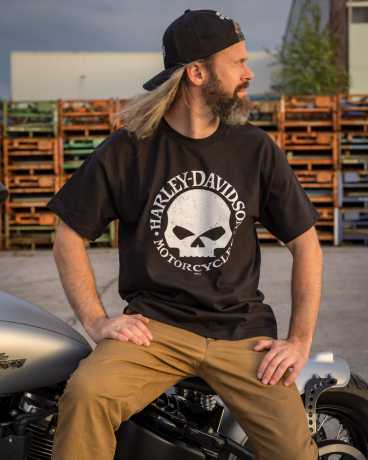 H-D Motorclothes Harley-Davidson T-Shirt Willie Grunge schwarz  - R004521V