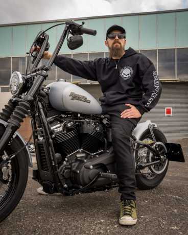H-D Motorclothes Harley-Davidson men´s Zip Hoodie Mini Willie H-D black  - R004548V