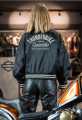 Thunderbike Damen College Blouson Jacke Customs schwarz  - 19-20-1011AV