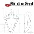 Biltwell Biltwell Slimline Sitzplatte mit Schaum  - 942652