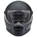 Biltwell Biltwell Lane Splitter Helmet Factory black matt  - 925654V
