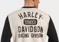 Harley-Davidson men´s Longsleeve Racing white/black  - 96554-23VM