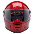 Biltwell Lane Splitter Helmet Cherry Red  - 985722V