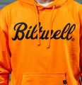 Biltwell Script Pullover Hoodie Hi-Vis Orange  - 998636V