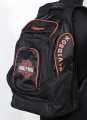 H-D Motorclothes Harley-Davidson B&S Delux Backpack, black/orange  - BP1900S-ORGBLK