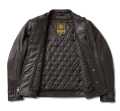 Roland Sands Paramount 74 leather jacket dark brown  - 937457V