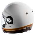 Torc Helmets Torc T-1 Retro Integralhelm Iso Bars weiß ECE  - 91-6152V