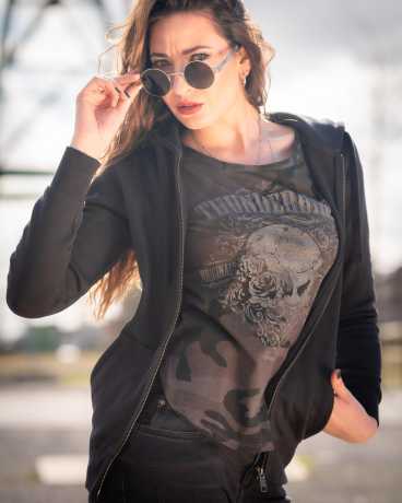 Thunderbike Clothing Thunderbike Women T-Shirt Grunge Skull black L - 19-11-1126/000L